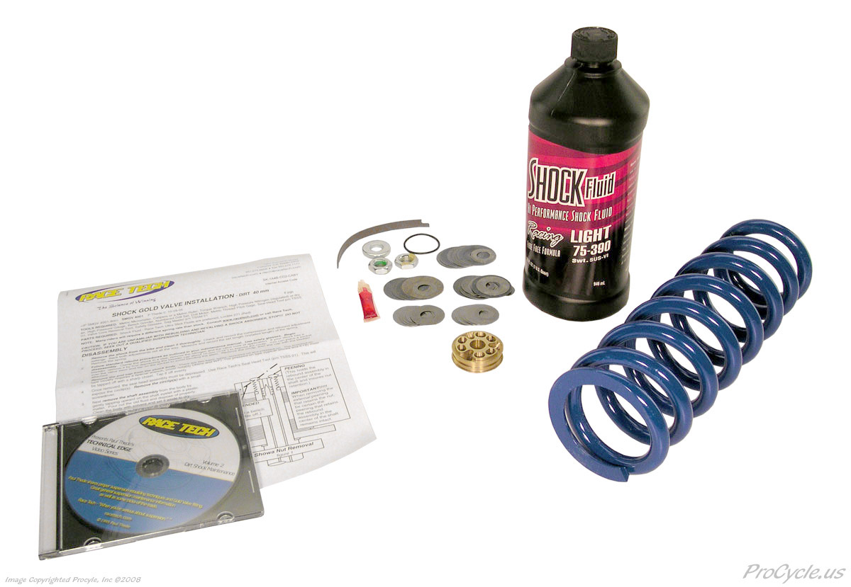 Shock Solution Kit - Race Tech Gold Valve | ProCycle.us